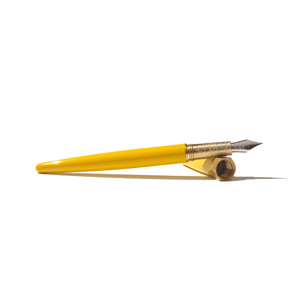 Ferris Wheel Press Brush Sunset Yellow Fountain pen - Vulpen
